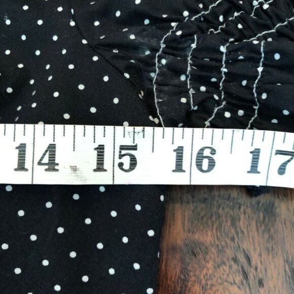 Sequin Hearts Black Retro Polka Dot Dress Sz 3 - Picture 10 of 13